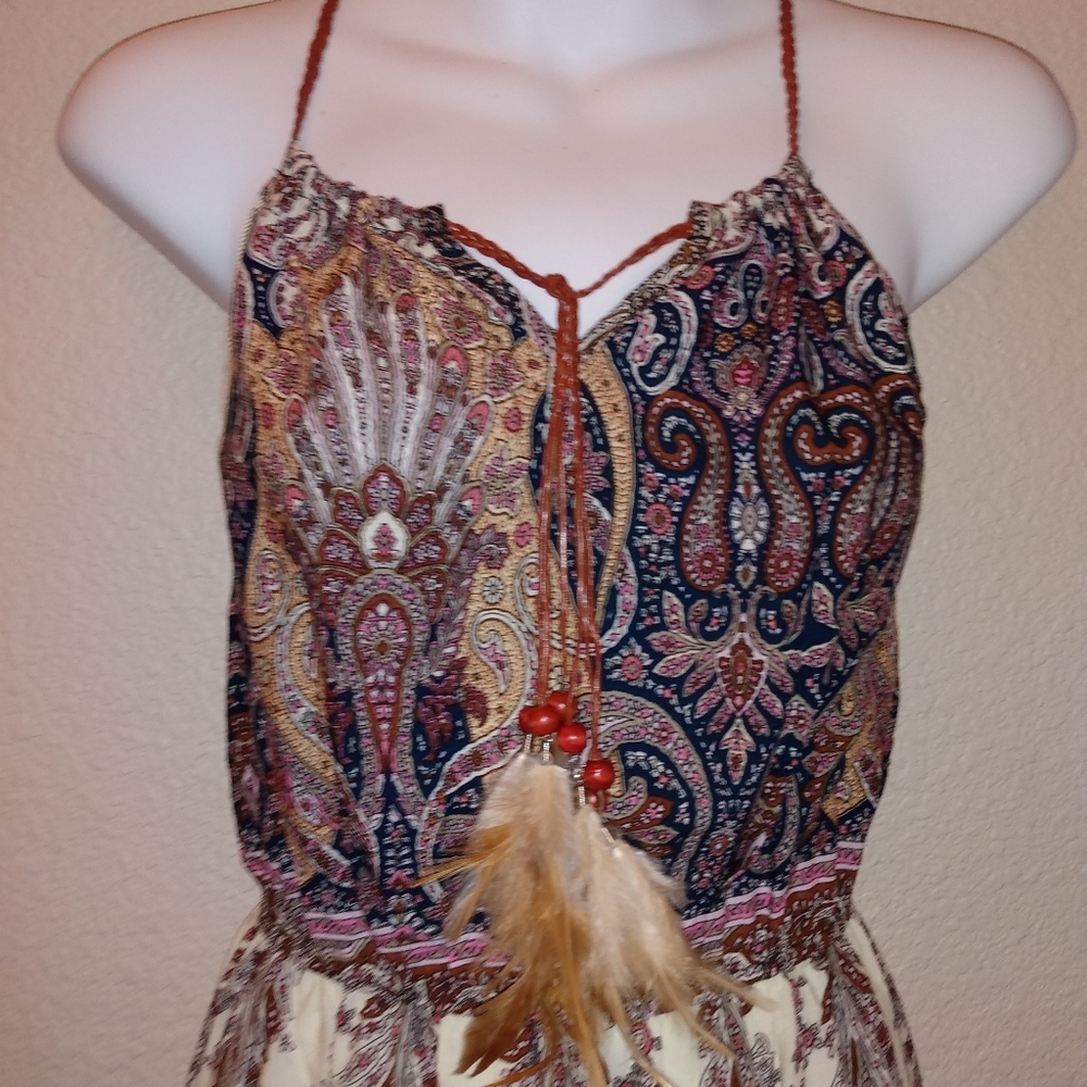 Boho Gypsy Harem Romper Pantsuit Jumpsuit S M